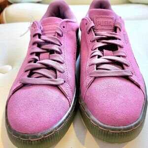 NEW Shoes Sneakers Purple Puma Women SZ 5 366095 Suede DISCOUNT SHIPPING!!